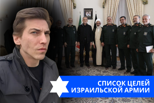 Эзра Мор: Список целей израильской армии